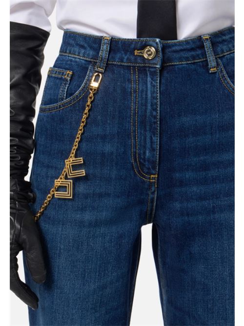 JEANS CON CATENA GIOIELLO ELISABETTA FRANCHI | PJ14D56E2104 Blue denim